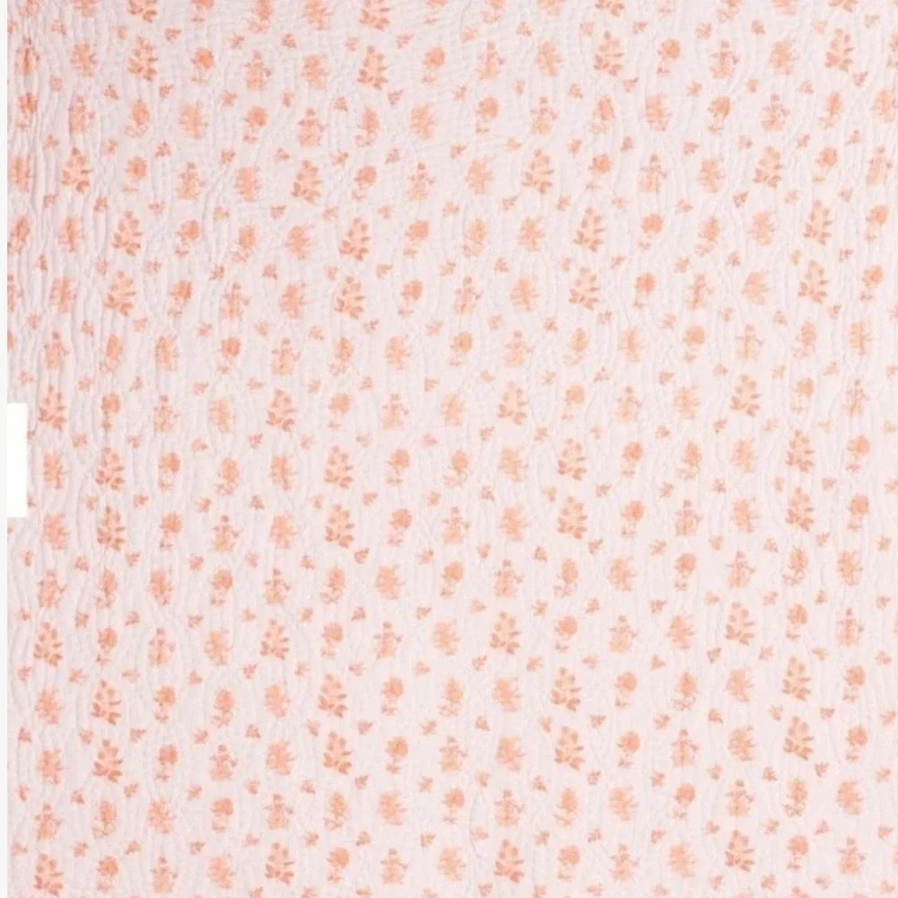 Anthropologie Iluka Cotton Floral Quilt Size King with 2 Shams NWT